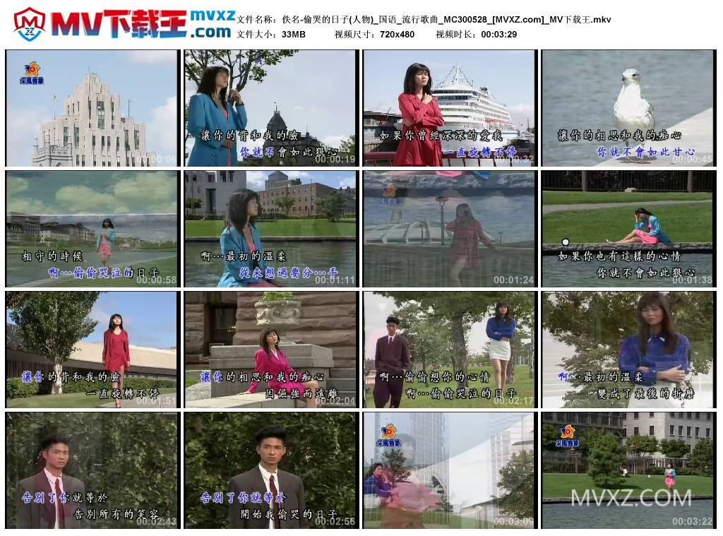 佚名-偷哭的日子(人物)_国语_流行歌曲_MC300528